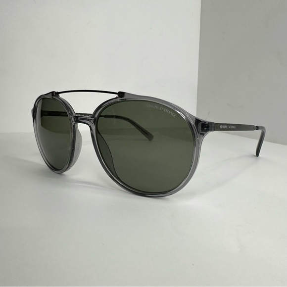Sunglasses Armani Exchange AX 4069 S 82439A Transparent Dark Grey - Picture 6 of 10
